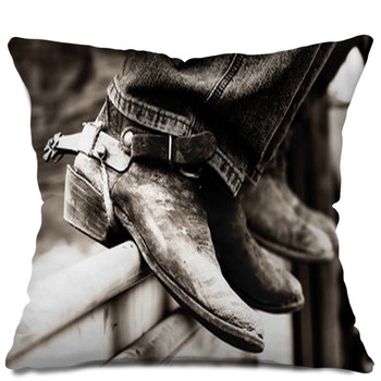 https://www.visionbedding.com/images/theme/row-of-rodeo-boots-spurs-throw-pillow-1734630.jpg