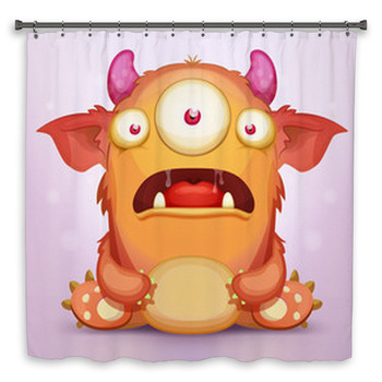 Monster Shower Curtains, Mats, & Towels Personalize