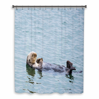 Otter Shower Curtains Mats Towels Personalize