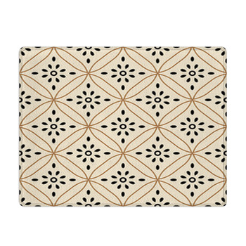 Seamless Background Southeast Asian Retro Bath Mat