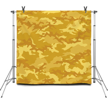 Stylish Yellow Camouflage Design