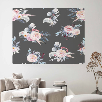 Gray and pink Wall Decor in Canvas, Murals, Tapestries, Posters & More