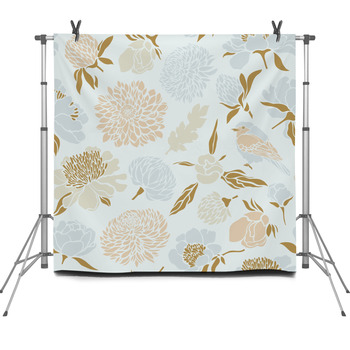 Chrysanthemum Custom Backdrops | Available in Ultra Large Custom Sizes