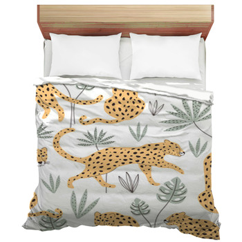 cheetah duvet set