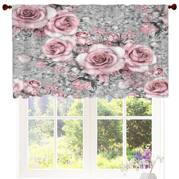 Gray and pink Window Curtains & Drapes | Black Out | Custom Sizes