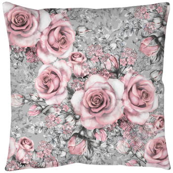 Gray and pink Throw Pillows, Shams & Pillow Cases