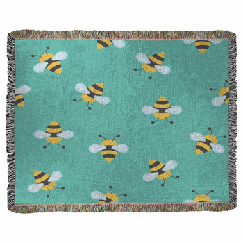 Bee fleece online throw