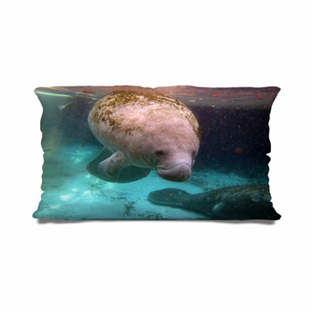 Manatee body outlet pillow