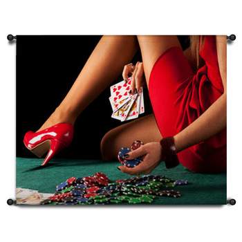 Vinyl Wall Decal Casino Design Gambling Poker Welcome Las Vegas