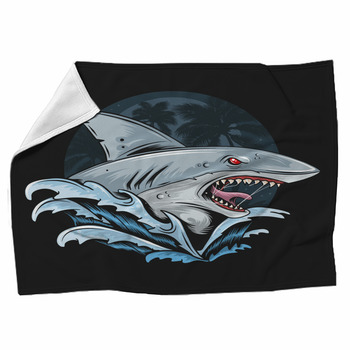 Shark Fleece Blanket - Original Shark Artwork