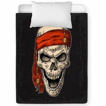 Skull Baby Blankets Toddler Bedding Personalized