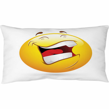 Society6 Smiley Face by Kate and Company on Floor Pillow 