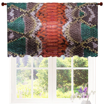 Snake Skin Background Custom Size Valance