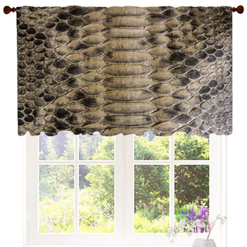 Snake Skin Background Custom Size Valance