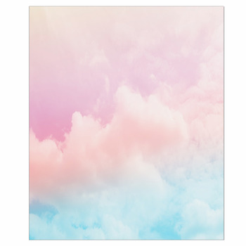 Soft cloud and sky with pastel gradient color for background