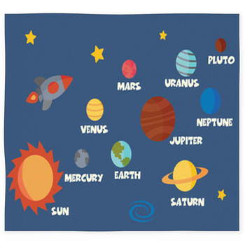 Solar system Area Rugs & Custom Size Floor Mats