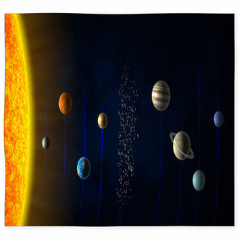 Solar system Area Rugs & Custom Size Floor Mats