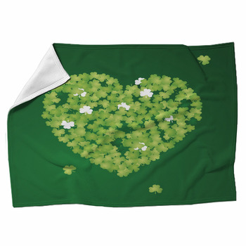 st patricks day fleece blanket