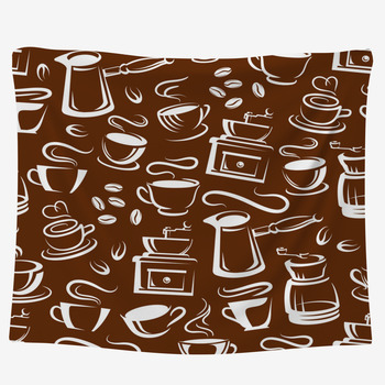 Coffee Custom Fabric | Available in nearly ANY Custom Sizes