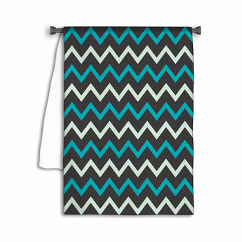 Striped Background Corporate Identity Towel