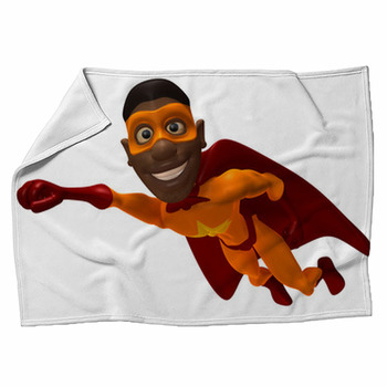 Superhero discount fleece blanket