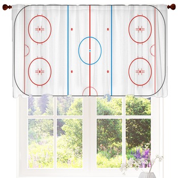 Texture For Ice Hockey Rink Custom Size Valance