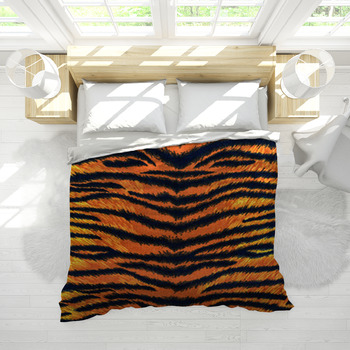 Tiger print Comforters, Duvets, Sheets & Sets | Personalized