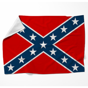 Rebel flag fleece blanket hot sale