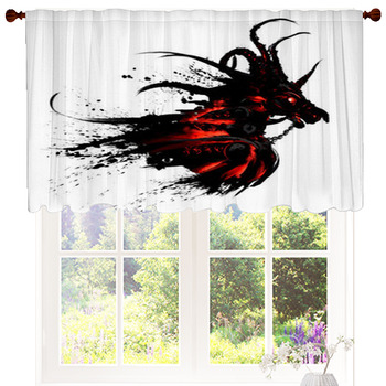 The Fiery Knight Of Chaos In Plate Custom Size Valance