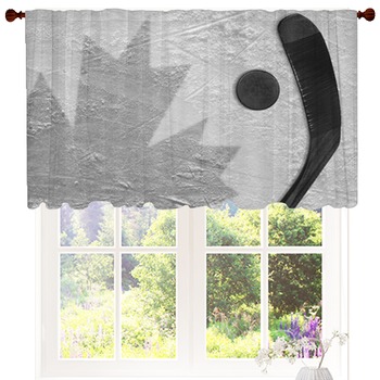 The Image Of The Canadian Flag And Custom Size Valance