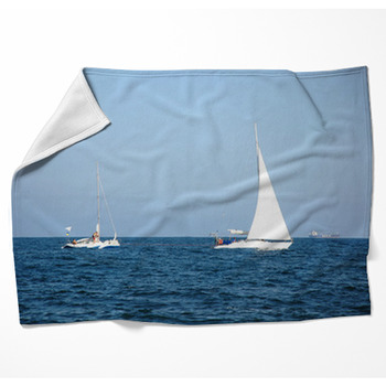 Nautical Fleece Blanket Throws Free Personalization