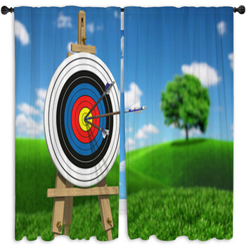 Archery Drapes & Window Treatments | Block Out | Custom Sizes