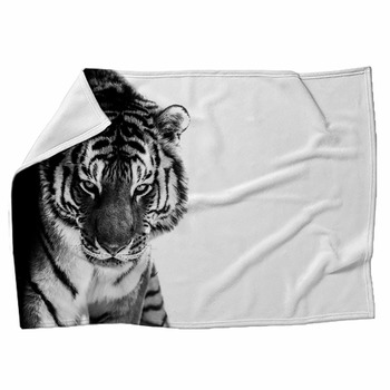 Tiger Fleece Blanket Throws | Free Personalization