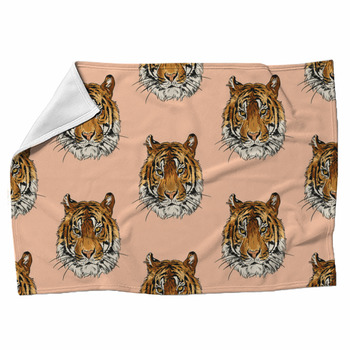 Tiger Fleece Blanket Throws Free Personalization