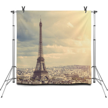 Paris Custom Backdrops | Available in Very Large Custom Sizes