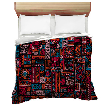 Traditional African Vector Seamless Pattern Comforter