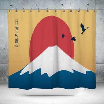 Travel Concept Japan Travel Custom Size Shower Curtain