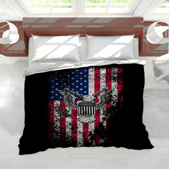 American 2024 flag bedding