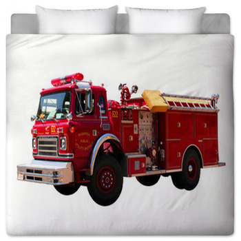 Fire Truck Comforters Duvets Sheets Sets Personalized