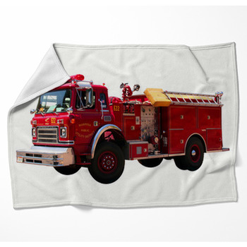 Firefighter Fleece Blanket Throws