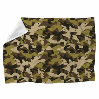 Camouflage Fleece Blanket Throws Free Personalization