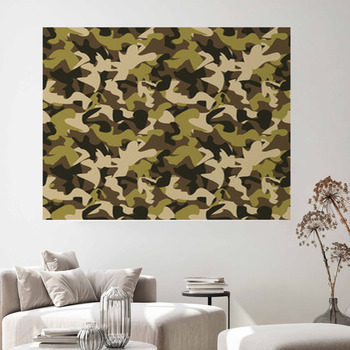 Camouflage Wall Decor in Canvas, Murals, Tapestries, Posters & More