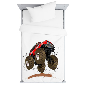 Monster Truck Baby Blankets Toddler Bedding Personalized