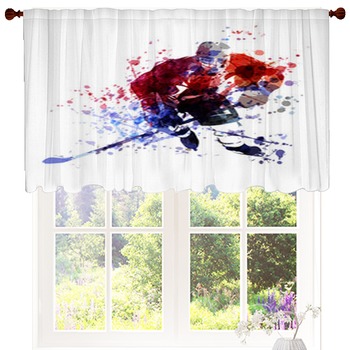 Vector Colorful Illustration Of Custom Size Valance