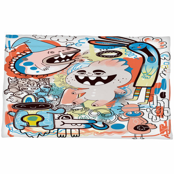 Sloth Kawaii Bath Mat Cute Kids Bath Mat Boho Bath Mat Shower Rug Abstract Bath  Mat 