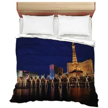 Bless international City IV Las Vegas Nevada Duvet Cover Set