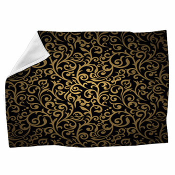 Black and gold discount throws