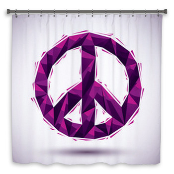 Peace Symbol Bathroom Accessories