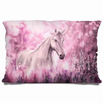 Watercolor Painting Wild Horse Pillow Case/Sham