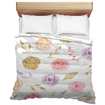 Pink and gold Comforters, Duvets, Sheets & Sets | Personalized